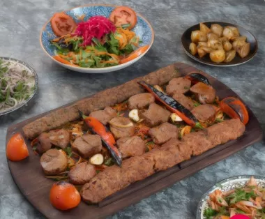 Karışık Kebap (3 Kişilik) – Kafası Karışanlar | Kebapçı Fikret Türkmenbaşı, Adana